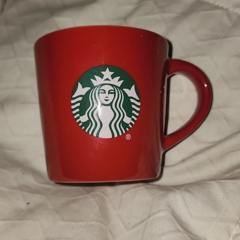 Five Starbucks Vintage Demi Coffee Cups and Original Wall Art - Picture 2 of 7